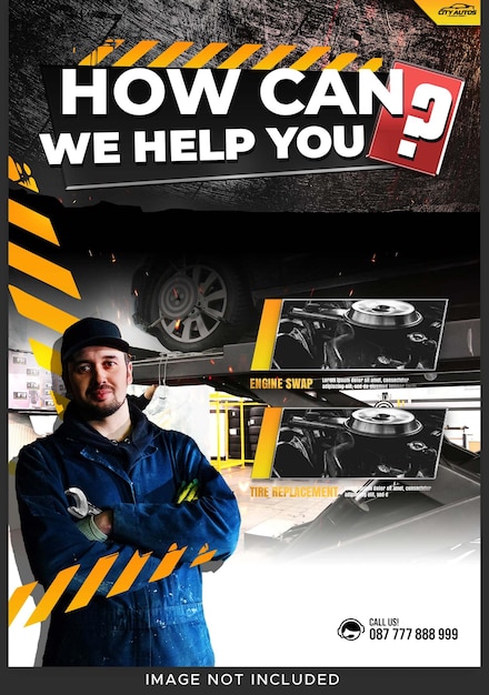 reklama ulotki służbowej mechanika