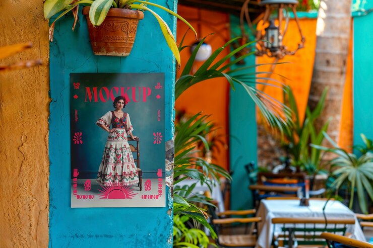 PSD reklama zewnętrzna viva mexico