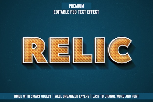 Relic-teksteffect