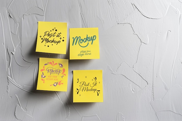 Reminder post it indoors mockup