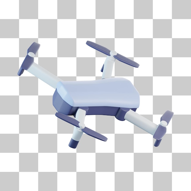PSD Значок удаленного дрона 3d