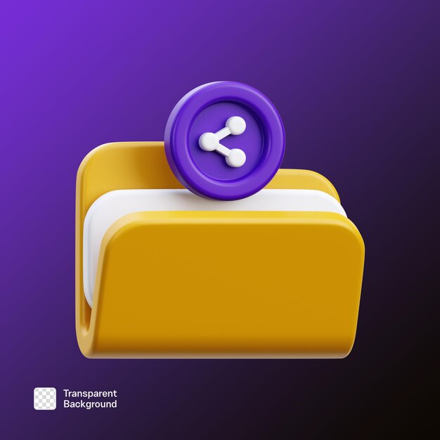 Remote Work 3D Icon Illustration PNG Template