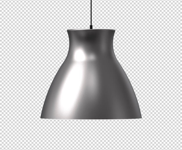 PSD render of isolated 3d ceiling lamp scene creator