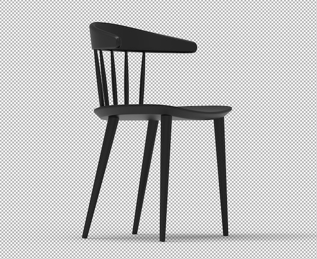 Render of isolated 3D chair scene creator Lateral