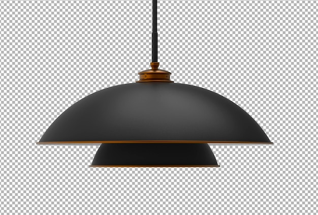 PSD Визуализация изолированного создателя сцены 3d подвесной лампы