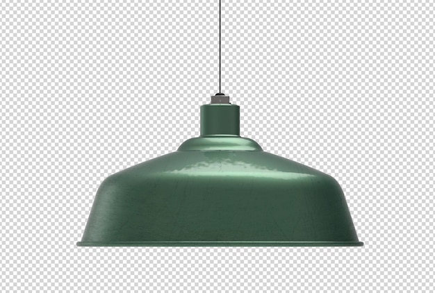 Render van geïsoleerde 3D plafondlamp scene maker