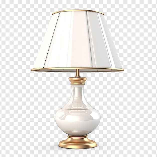 Rendered lamp on transparency background psd