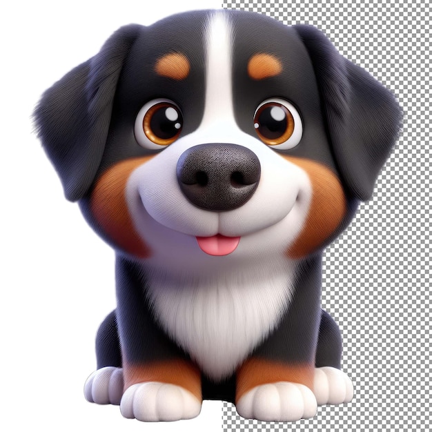 PSD rendered rascal 3d cane adorabile