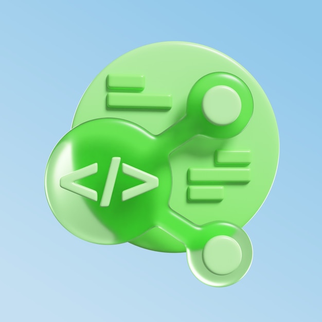 Rendering 3D ikony interfejsu