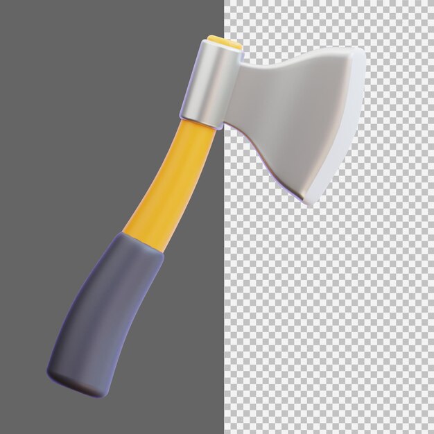 Rendering 3D siekiery