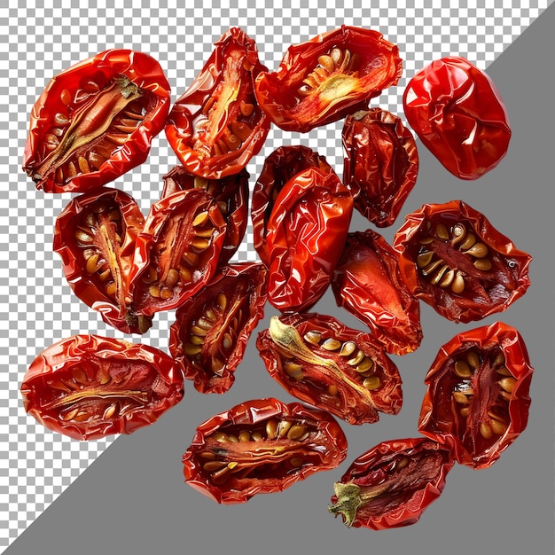 Rendering 3d Suchego Czerwonego Chili Na Przezroczystym Tle