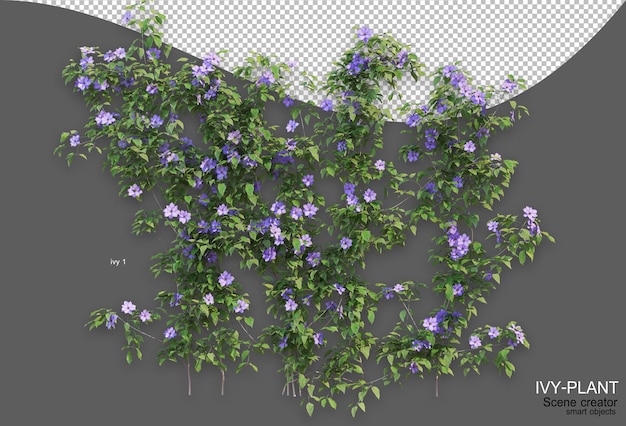 Rendering aranżacji bluszczu w różnych stylach