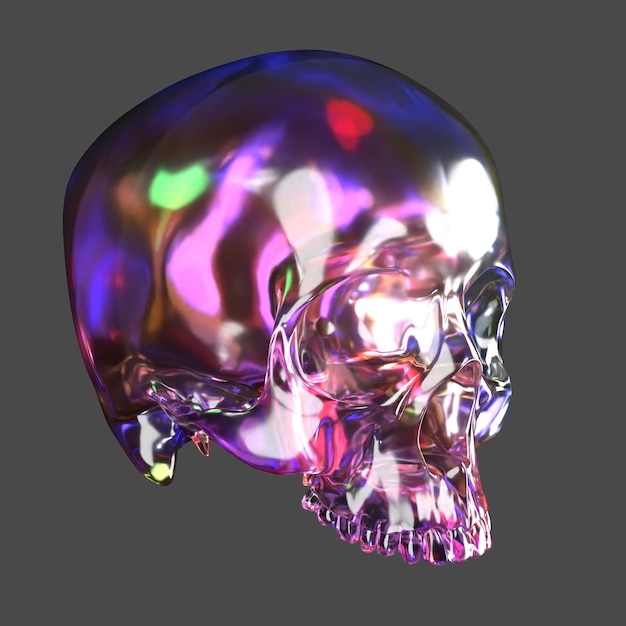 Rendering czaszki w 3D