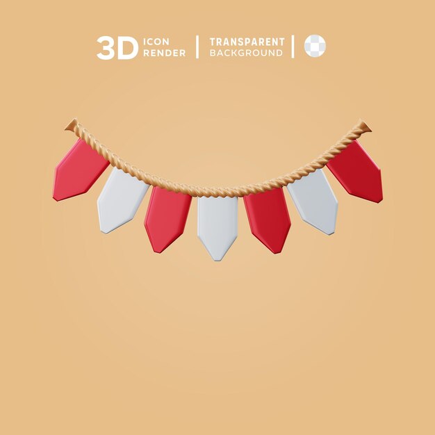 Rendering Ilustracji 3d Garland