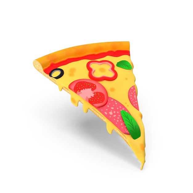 Rendering pizza slice w 3D