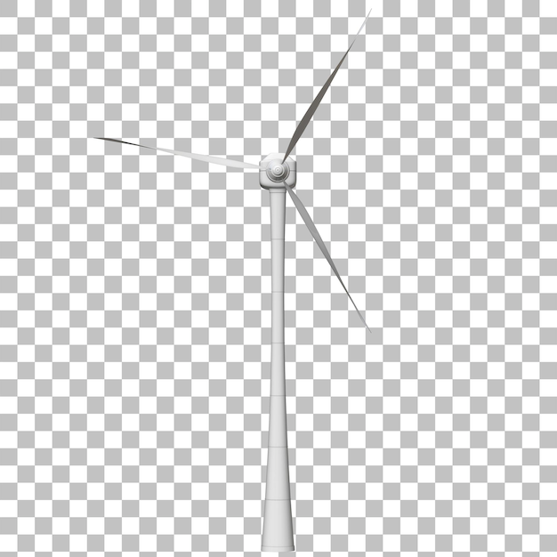 Rendering turbiny wiatrowej 3d
