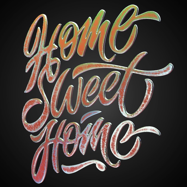 Rendering typografii 3D w wysokiej rozdzielczości