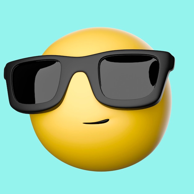 renderizao 3d do icone emoji