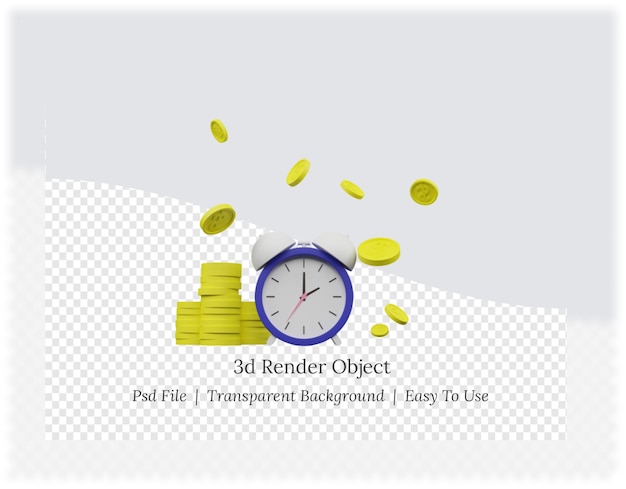 PSD renderowania 3d czasu jest pojęciem pieniądza