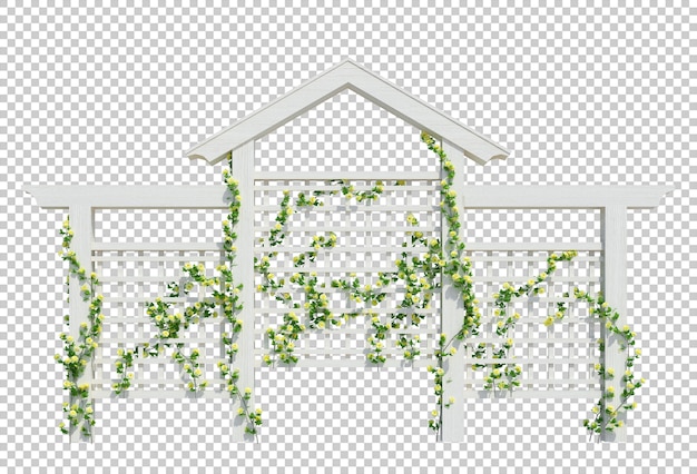 Renderowania 3D Rośliny Bluszczu Izolowane