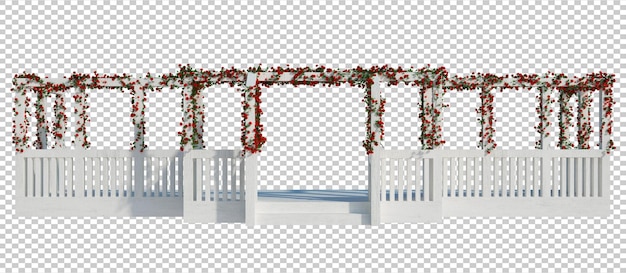 Renderowania 3D Rośliny Bluszczu Izolowane