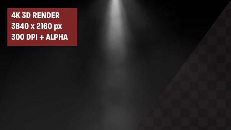 Renderowanie 3D 4K Spotlight