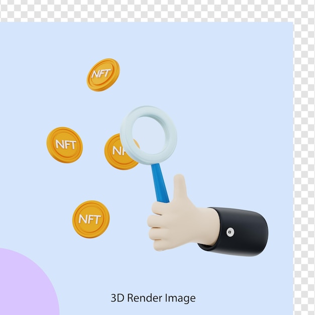 Renderowanie 3d Analizy Monet Nft