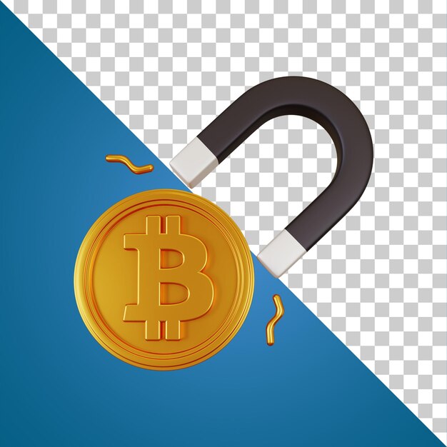 Renderowanie 3d Atrakcji Bitcoin Money