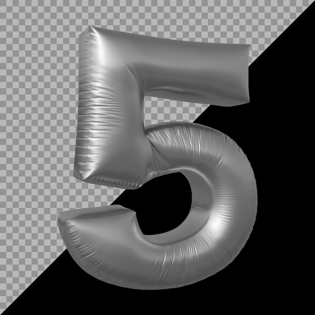 Renderowanie 3d Balonu Numer 5