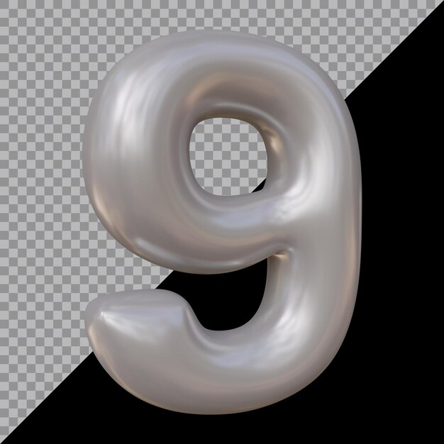 Renderowanie 3d balonu numer 9