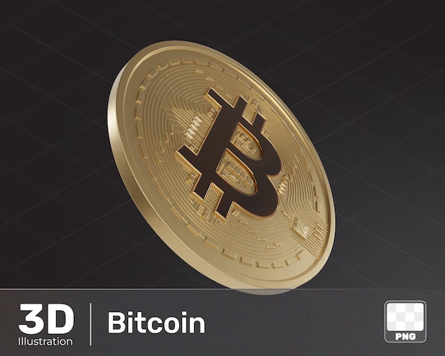 Renderowanie 3D Bitcoina