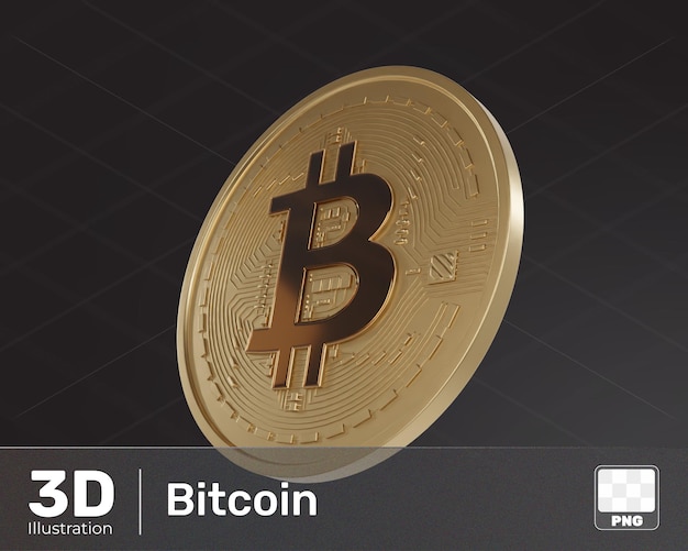 Renderowanie 3D Bitcoina