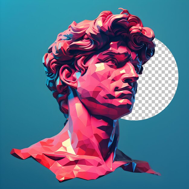 PSD renderowanie 3d david michelangelo estetyczny david michelangelo png estetyczna rzeźba dawida