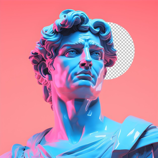 PSD renderowanie 3d david michelangelo estetyczny david michelangelo png estetyczna rzeźba dawida