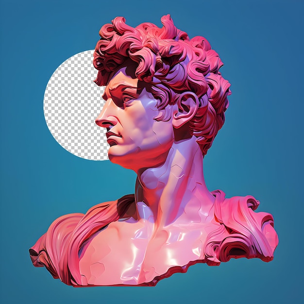 PSD renderowanie 3d david michelangelo estetyczny david michelangelo png estetyczna rzeźba dawida