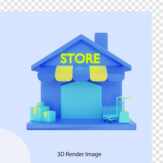 Renderowanie 3D e-commerce sklep offline