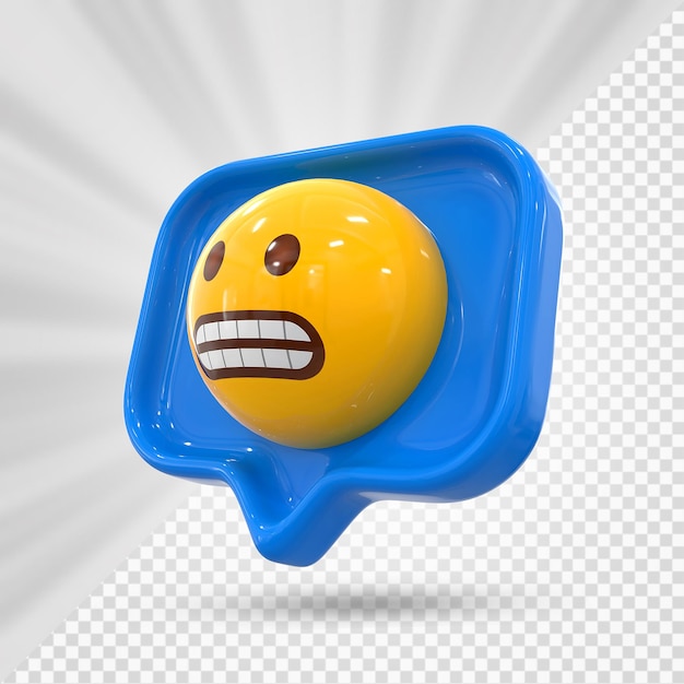 Renderowanie 3d Emoji Reakcji Na Facebooku