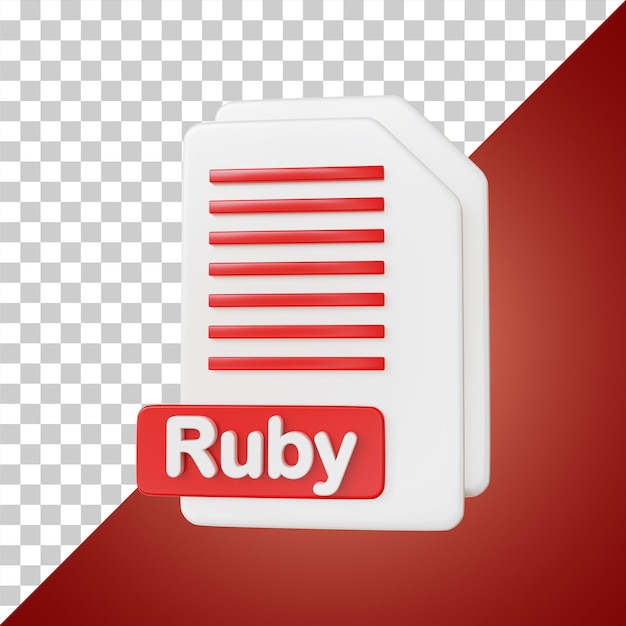 PSD renderowanie 3d formatu pliku dokumentu ruby