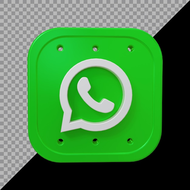 Renderowanie 3d Ikony Whatsapp