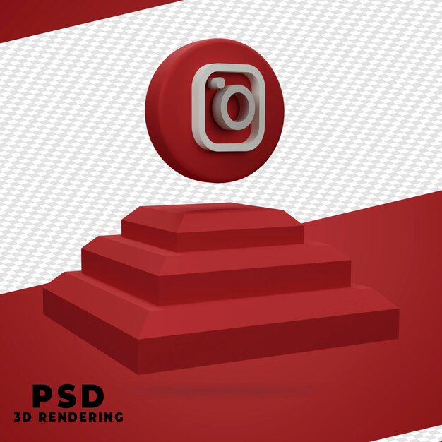 Renderowanie 3d Instagram Box