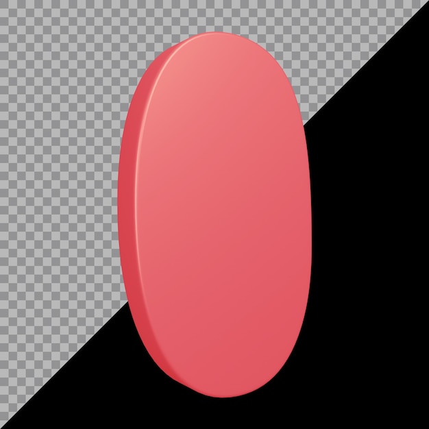Renderowanie 3d liczby 1