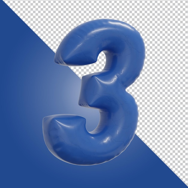 Renderowanie 3d litery alfabetu na białym tle