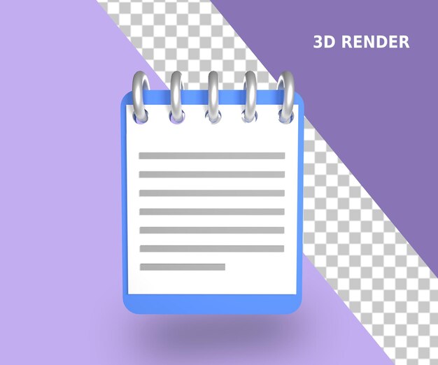 Renderowanie 3d Małego Notebooka