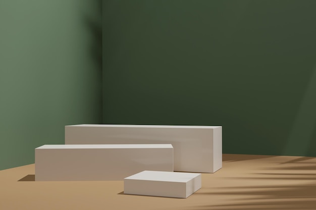 Renderowanie 3d Minimalistyczne Podium Do Lokowania Produktu