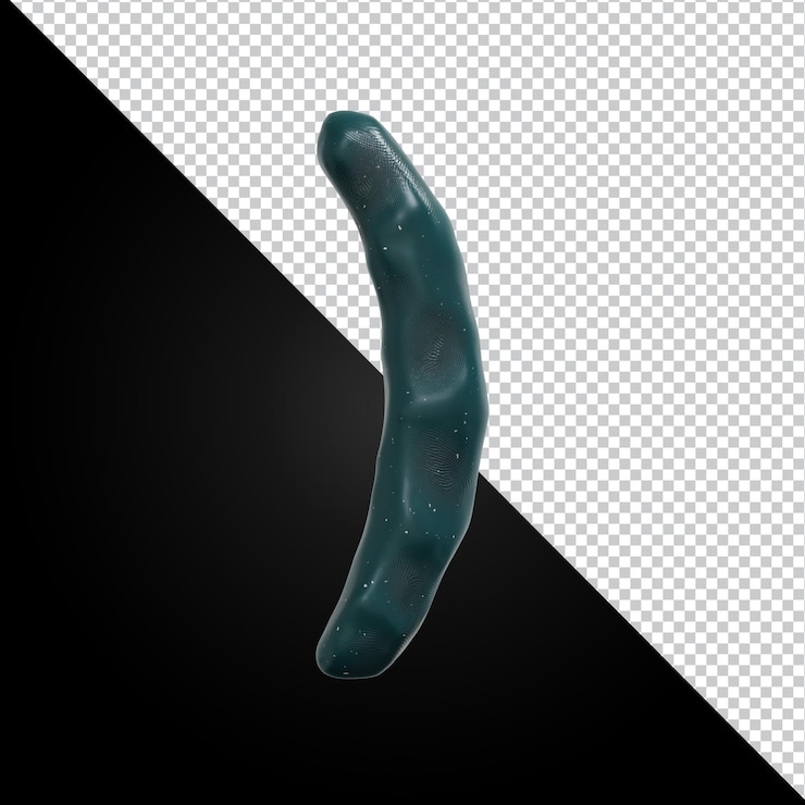 PSD renderowanie 3d symbolu nawiasów alfabetu na białym tle