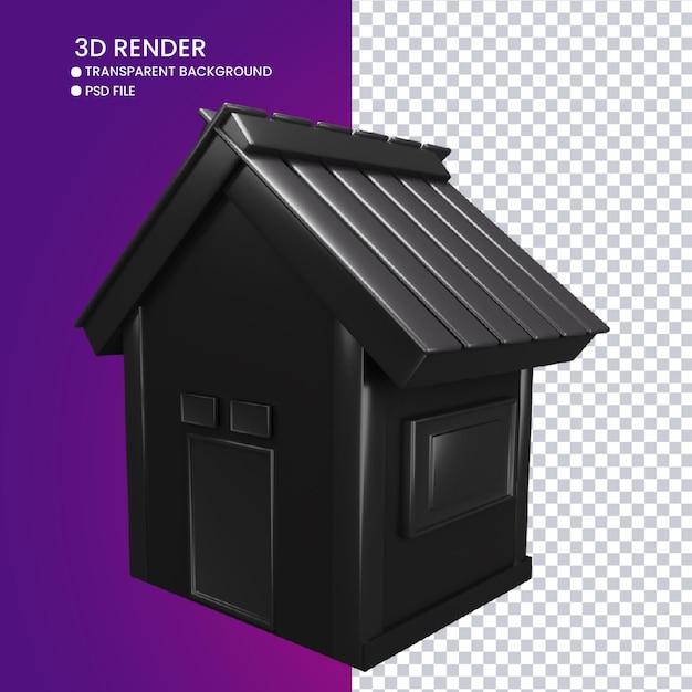 Renderowanie 3d Uroczego Domu