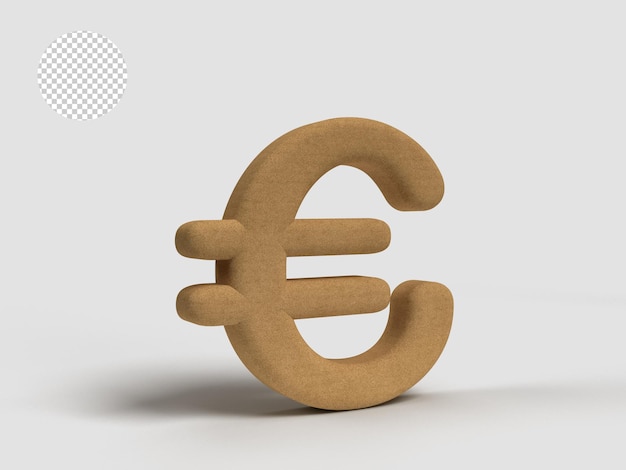 Renderowanie 3d Waluty Euro