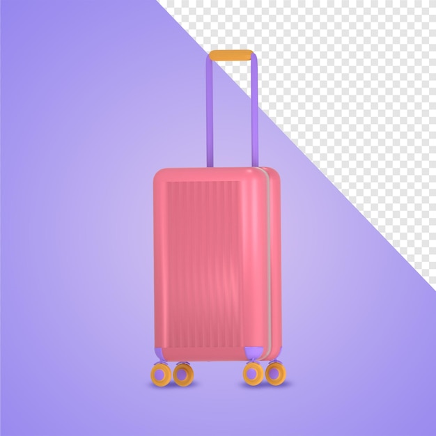 renderowanie ilustracji 3d bagażu
