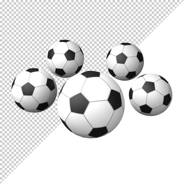 Renderowanie ilustracji 3d piłki nożnej