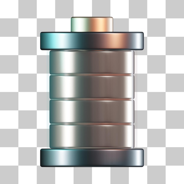 PSD renewable battery 3d icon